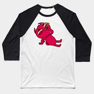 The red devil is high on drugs Baseball T-Shirt